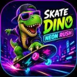 Icône de Skate Dino: Neon Rush